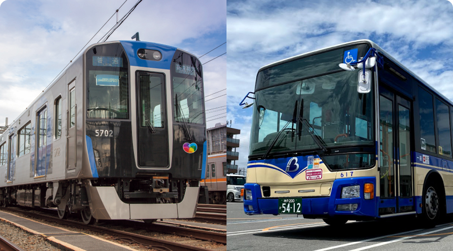 阪神電車・阪神バス 交通広告
