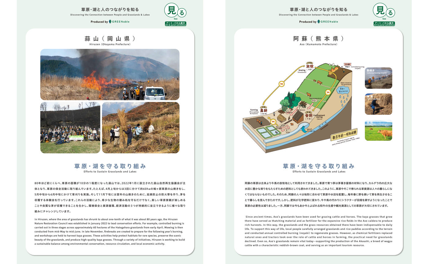未来をつむぐ、草原・湖と人の関係性